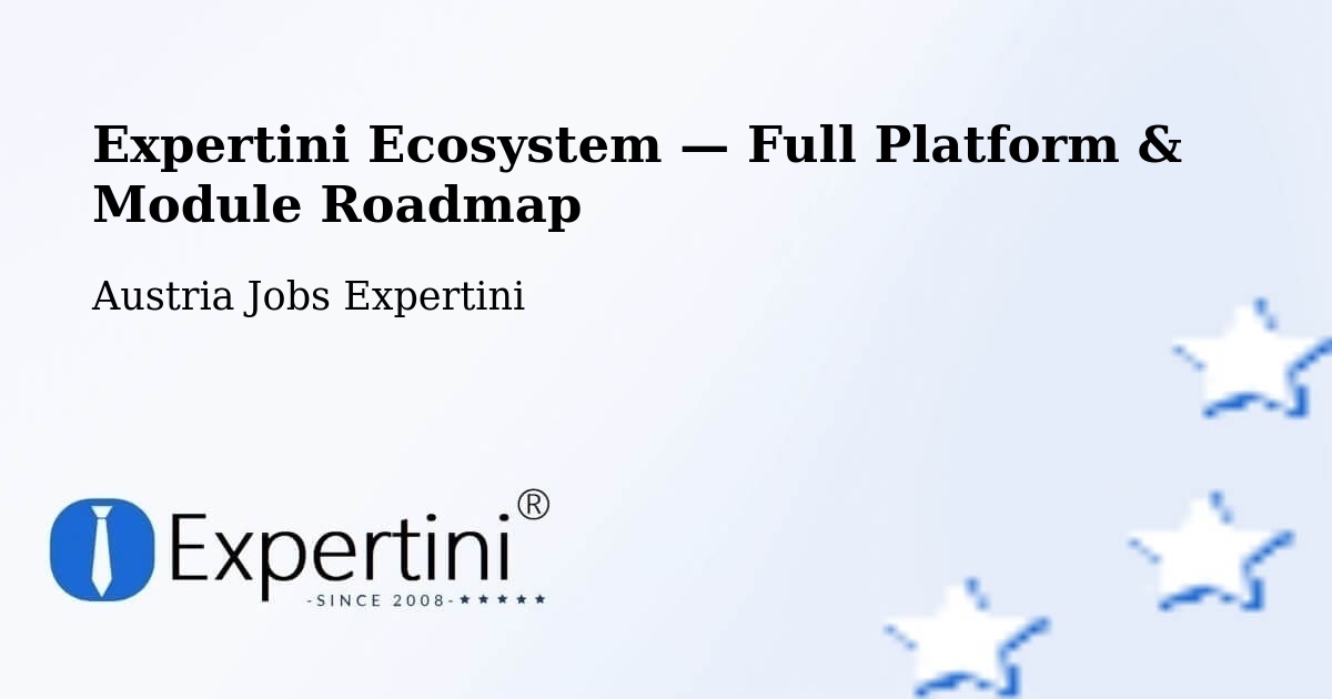 Expertini Ecosystem — Full Platform & Module Roadmap – Rum